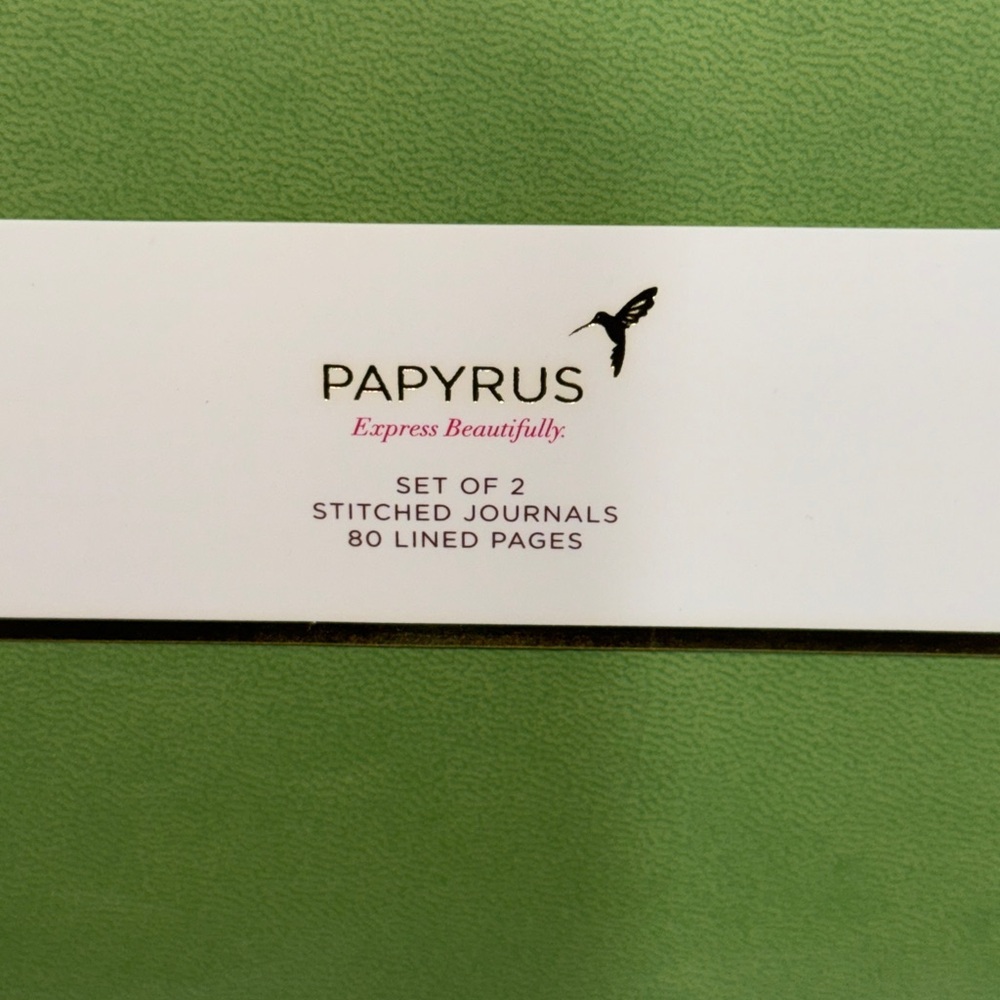 Papyrus Set of 2 Stitched Journals - Picture 3 of 10
